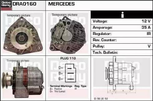 Remy DRA0160 - Alternator www.molydon.hr