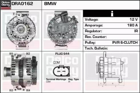 Remy DRA0162 - Alternator www.molydon.hr