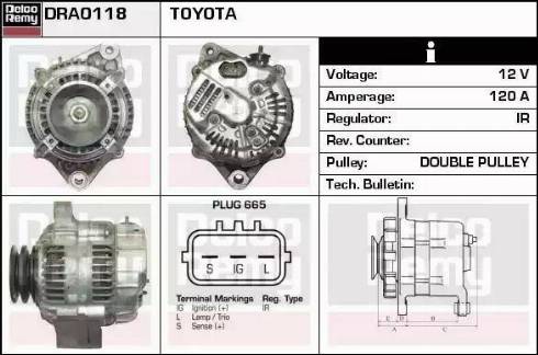 Remy DRA0118 - Alternator www.molydon.hr