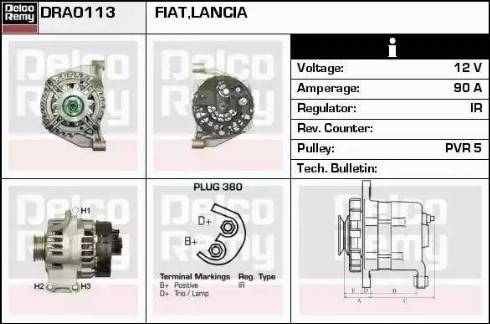 Remy DRA0113 - Alternator www.molydon.hr