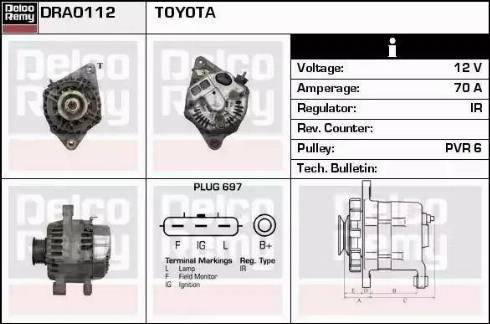 Remy DRA0112 - Alternator www.molydon.hr