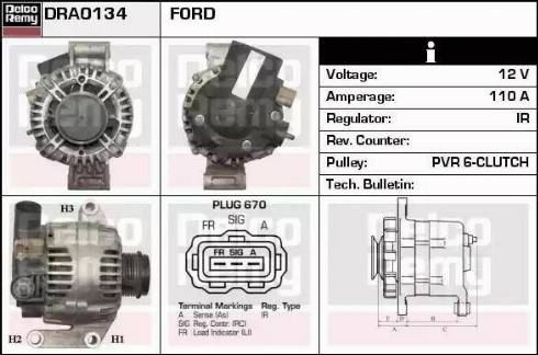 Remy DRA0134 - Alternator www.molydon.hr