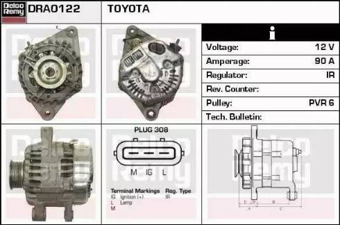 Remy DRA0122 - Alternator www.molydon.hr