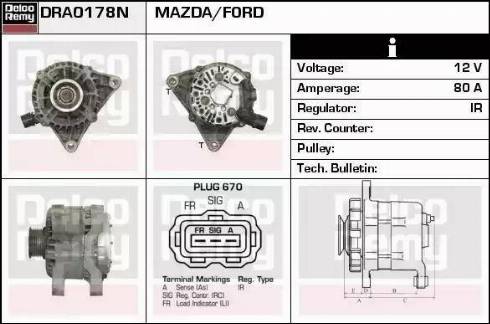 Remy DRA0178N - Alternator www.molydon.hr