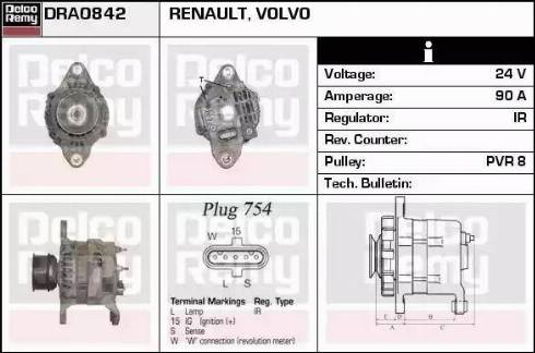 Remy DRA0842 - Alternator www.molydon.hr