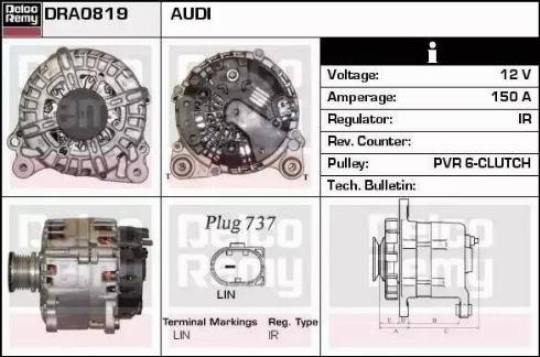 Remy DRA0819 - Alternator www.molydon.hr