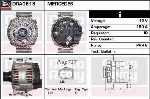 Remy DRA0818 - Alternator www.molydon.hr