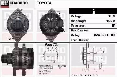 Remy DRA0889 - Alternator www.molydon.hr