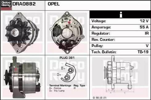 Remy DRA0882 - Alternator www.molydon.hr