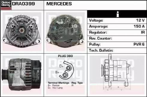 Remy DRA0399 - Alternator www.molydon.hr