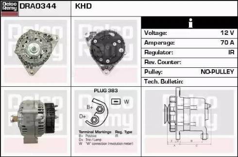 Remy DRA0344 - Alternator www.molydon.hr