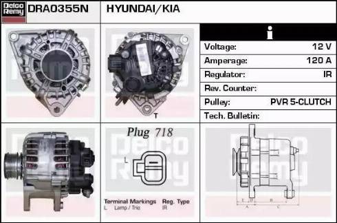 Remy DRA0355N - Alternator www.molydon.hr