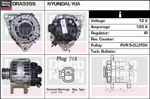 Remy DRA0355 - Alternator www.molydon.hr