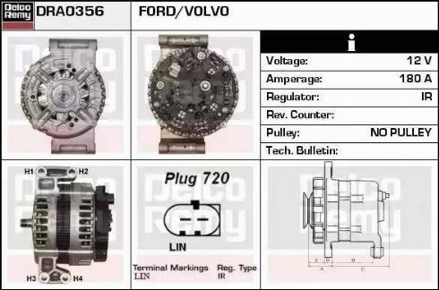 Remy DRA0356 - Alternator www.molydon.hr