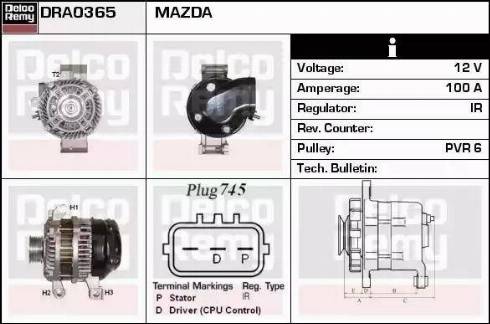 Remy DRA0365 - Alternator www.molydon.hr