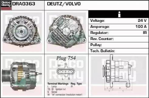 Remy DRA0363 - Alternator www.molydon.hr