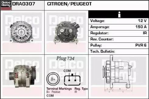 Remy DRA0307 - Alternator www.molydon.hr