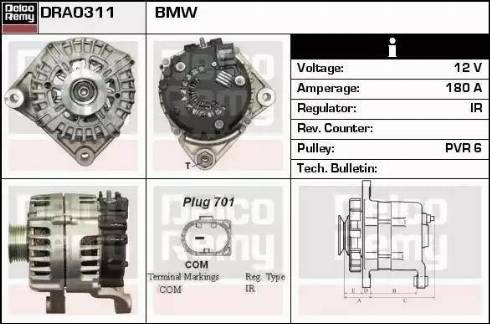 Remy DRA0311 - Alternator www.molydon.hr