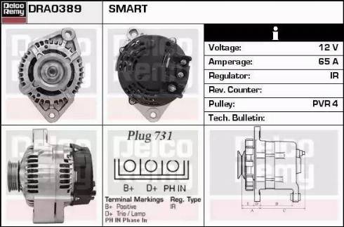 Remy DRA0389 - Alternator www.molydon.hr