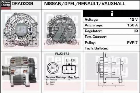 Remy DRA0339 - Alternator www.molydon.hr