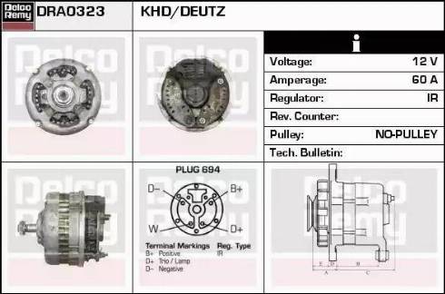 Remy DRA0323 - Alternator www.molydon.hr