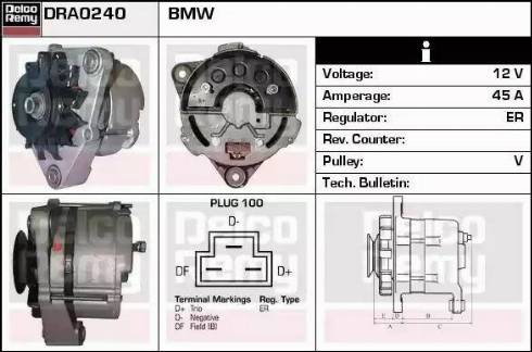 Remy DRA0240 - Alternator www.molydon.hr