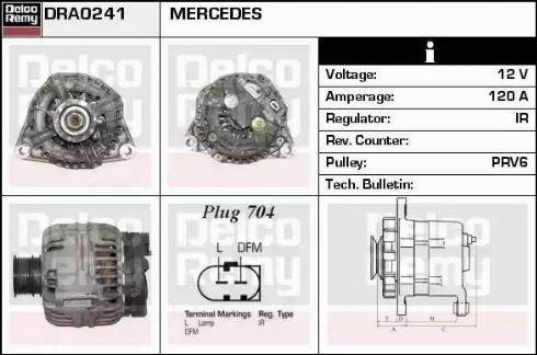 Remy DRA0241 - Alternator www.molydon.hr