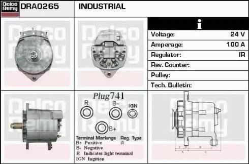 Remy DRA0265 - Alternator www.molydon.hr