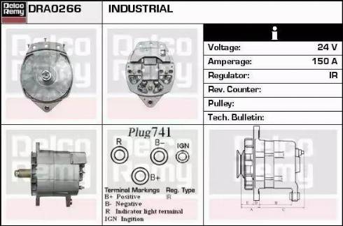 Remy DRA0266 - Alternator www.molydon.hr