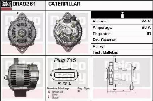 Remy DRA0261 - Alternator www.molydon.hr