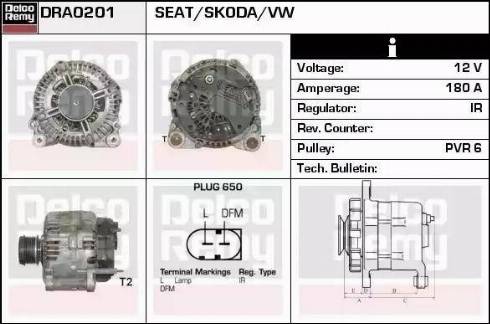 Remy DRA0201 - Alternator www.molydon.hr