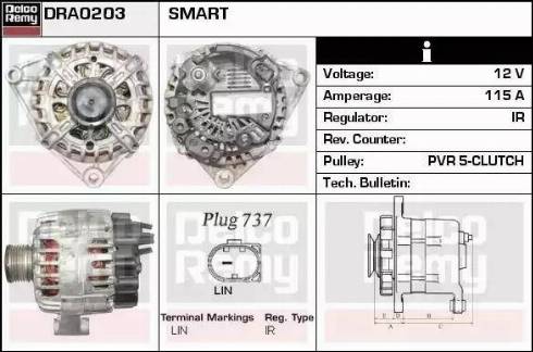 Remy DRA0203 - Alternator www.molydon.hr