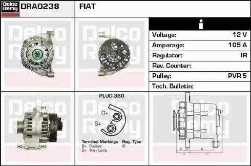 Remy DRA0238 - Alternator www.molydon.hr