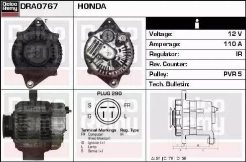 Remy DRA0767 - Alternator www.molydon.hr