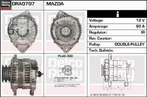 Remy DRA0707 - Alternator www.molydon.hr