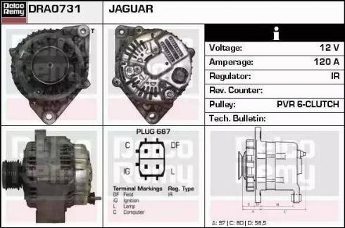 Remy DRA0731 - Alternator www.molydon.hr