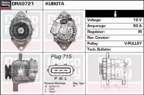 Remy DRA0721 - Alternator www.molydon.hr