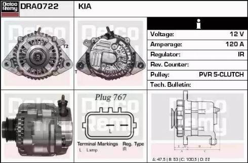 Remy DRA0722 - Alternator www.molydon.hr