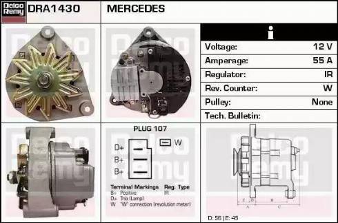 Remy DRA1430 - Alternator www.molydon.hr