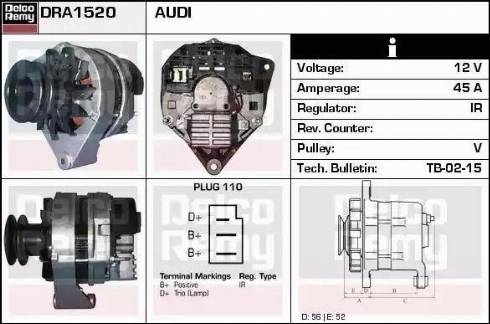 Remy DRA1520 - Alternator www.molydon.hr