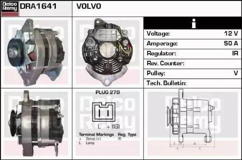 Remy DRA1641 - Alternator www.molydon.hr