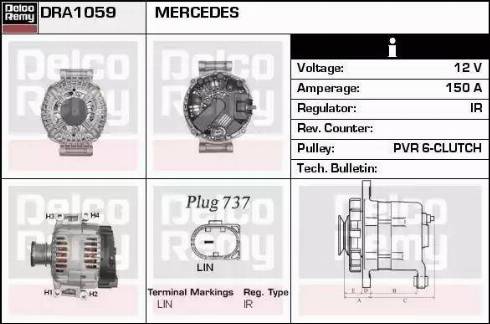 Remy DRA1059 - Alternator www.molydon.hr