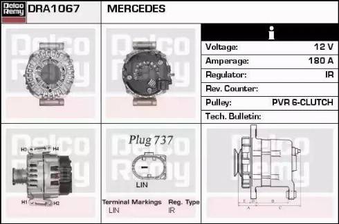 Remy DRA1067 - Alternator www.molydon.hr