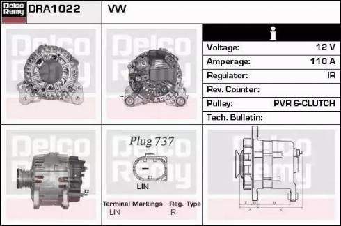 Remy DRA1022 - Alternator www.molydon.hr