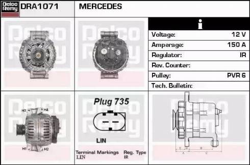 Remy DRA1071 - Alternator www.molydon.hr