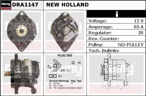 Remy DRA1147 - Alternator www.molydon.hr