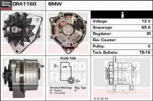 Remy DRA1160 - Alternator www.molydon.hr