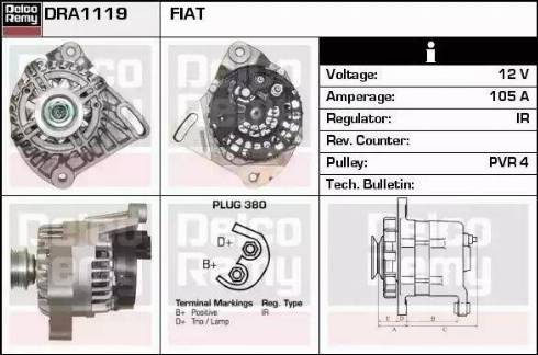 Remy DRA1119 - Alternator www.molydon.hr