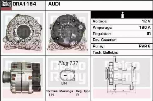 Remy DRA1184 - Alternator www.molydon.hr