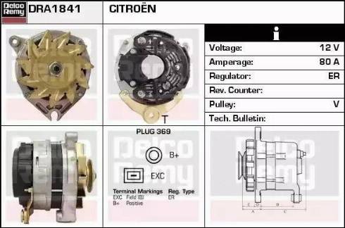 Remy DRA1841 - Alternator www.molydon.hr